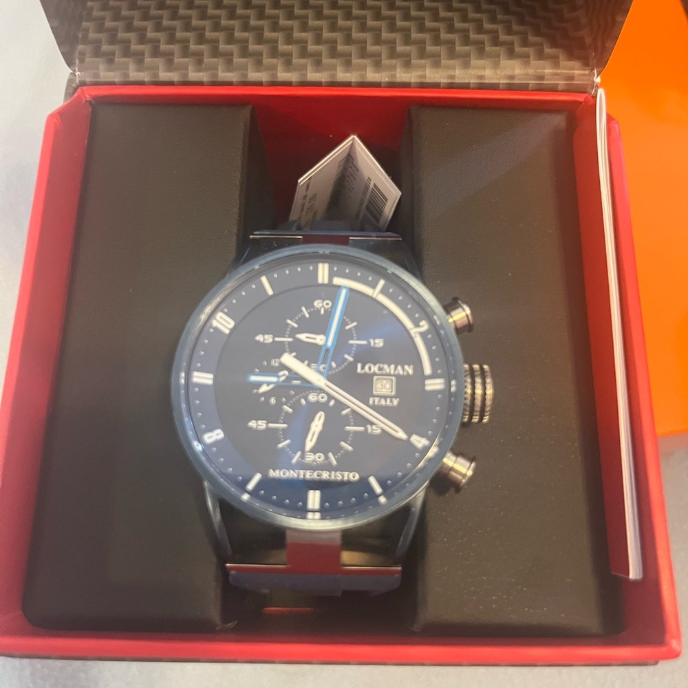 New Locman Italy Chronograph Watch Made In Italy NEW and so beautiful! 🇮🇹